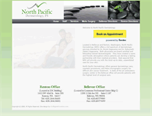Tablet Screenshot of npdermatology.com